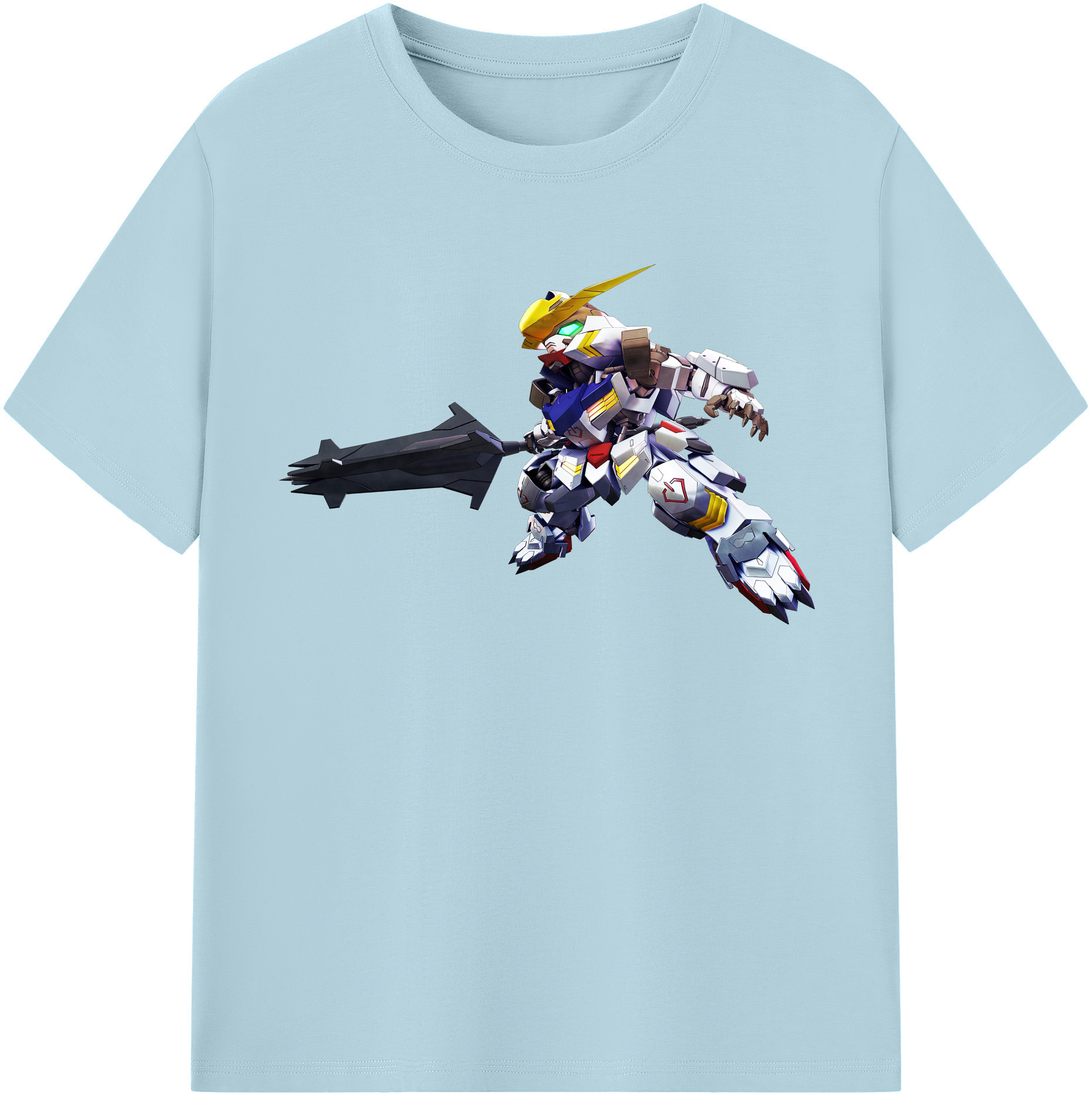 （画像用） 機動戦士ガンダム Mobile Suit Gundam 綿100％半袖Tシャツ（フロントプリント）